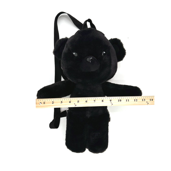 Bioworld Teddy Bear Backpack Black Adjustable Unisex Festival Cosplay Kidcore - Picture 5 of 7